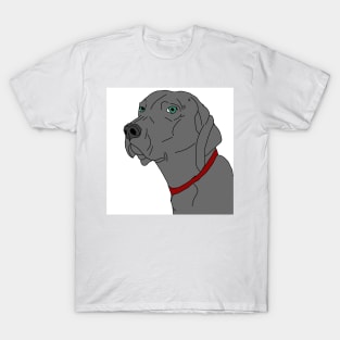 Weimaraner portrait T-Shirt